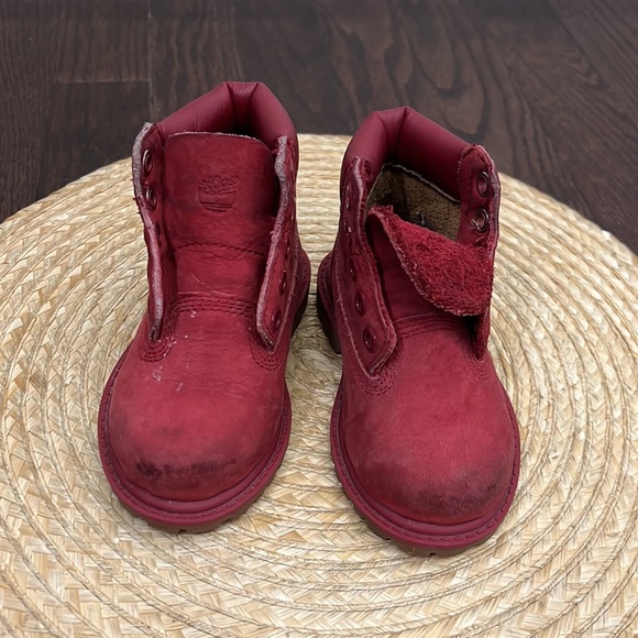 Timberland Kids Waterproof Combat Boots Size 5 - Picture 6 of 11